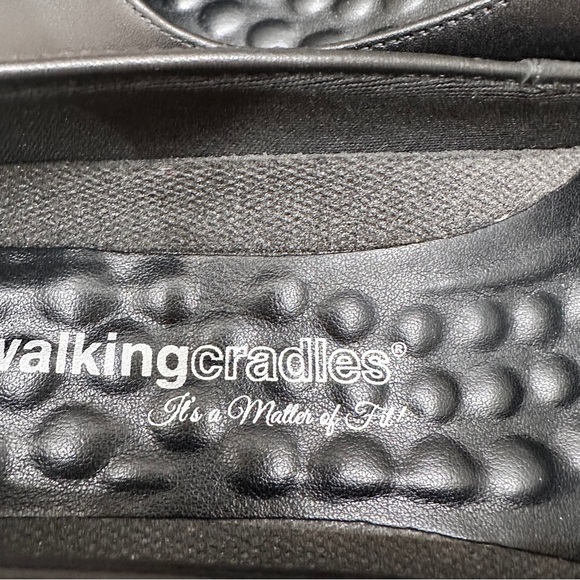 Walking Cradles Block Heels Size 8 Black Jessica Pumps - Picture 8 of 9